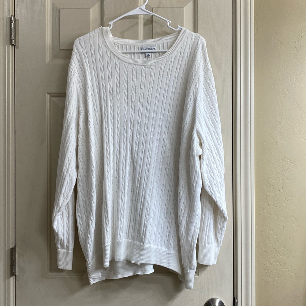Kim Rodgers Cable Knit Sweater 3xl